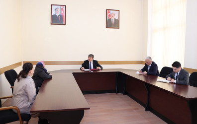 Rayon icra hakimiyyətinin başçısı Səbuhi Abdullayev tərəfindən növbəti vətəndaş qəbulu keçirilib