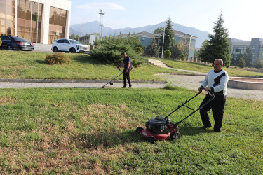 “Şəhərsalma və Memarlıq ili” çərcivəsində Qəbələdə  mütəmadi ümumrayon iməciliyi keçirilir