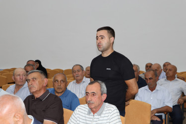 Növbəti səyyar qəbul rayonun Bum qəsəbəsində keçirilmişdir