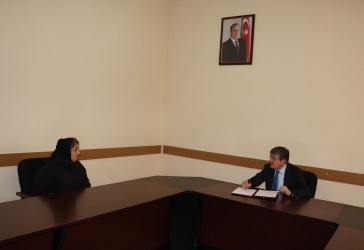 30 oktyabr 2026-cı il tarixdə Qəbələ RİH başçısı tərəfindən vətəndaşların qəbulu keçirilmişdir
