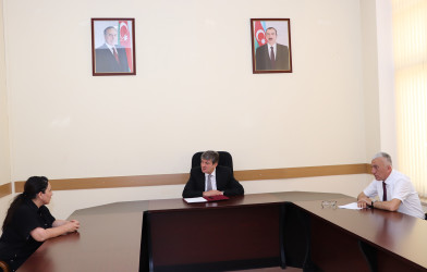 Rayon icra hakimiyyətində növbəti dəfə vətəndaş qəbulu keçirildi