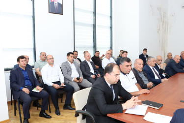 Qəbələdə fermerlər və kənd təsərrüfatı məhsulları istehsalçıları ilə görüş keçirilmişdir.