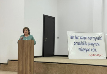 Qəbələdə 5 oktyabr- Beynəlxalq Müəllimlər Günü münasibətilə tədbir keçirilib.