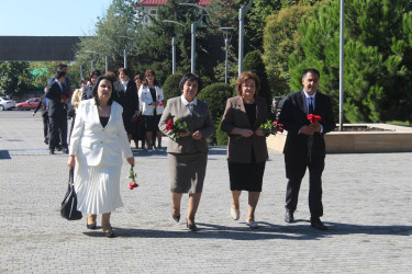 Qəbələdə 5 oktyabr- Beynəlxalq Müəllimlər Günü münasibətilə tədbir keçirilmişdir.