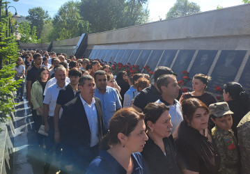 Qəbələ rayon Şəhidlər Xiyabanında 27 sentyabr – “Anım Günü” tədbiri keçirilib