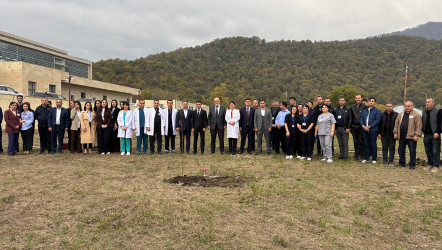 Qəbələ RMX PHŞ-də “8 Noyabr - Zəfər Günü”nə həsr olunmuş ağacəkmə aksiyası keçirilmişdir