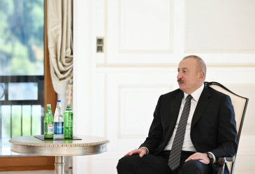 İlham Əliyev Qəbələdə Şimali Kipr Türk Cümhuriyyətinin Prezidenti ilə görüşüb