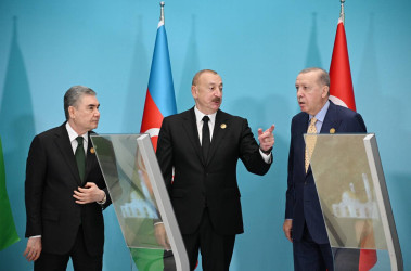 Türkmənistan tərəfindən Füzulidə tikiləcək məscidin onlayn formatda təməli qoyulub