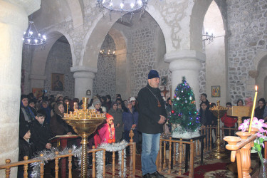 “Cotari” alban kilsəsində  Milad bayramı qeyd edilib