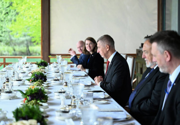 Qəbələdə Prezident İlham Əliyevin adından Çexiyanın Baş nazirinin şərəfinə rəsmi lanç verilib