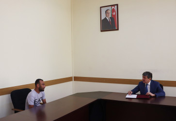 Qəbələ RİH başçısının növbəti vətəndaş qəbulu keçirilib