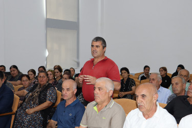 Növbəti səyyar qəbul rayonun Bum qəsəbəsində keçirilmişdir