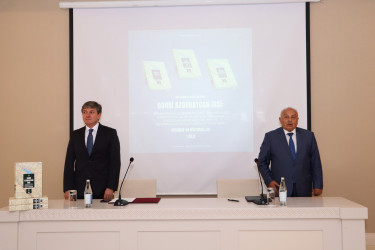 Qəbələ rayonunda “Qərbi Azərbaycan İrsi” kitabının I cildinin təqdimatı keçirilib