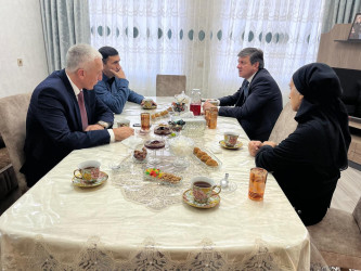 8 Noyabr–“Zəfər günü” ərəfəsində şəhid ailələri və qazilər evlərində ziyarət edilmişdir