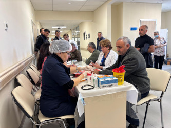 Qəbələdə növbəti dəfə qanvermə aksiyası keçirilib