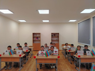 Qəbələ rayon ümumi təhsil müəssisələrində Xocalı soyqırımının otuz dördüncü ildönümü ilə əlaqədar silsilə tədbirlər keçirilib