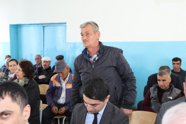 Qəbələ rayonunun Hacıalılı kəndində səyyar qəbul keçirilmişdir