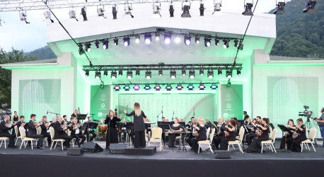XIV Qəbələ Beynəlxalq Musiqi Festivalının təntənəli açılış mərasimi olub