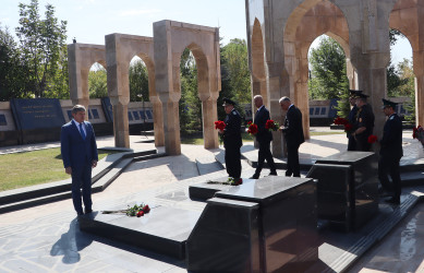 Qəbələ rayon Şəhidlər Xiyabanında 27 sentyabr – “Anım Günü” tədbiri keçirilib
