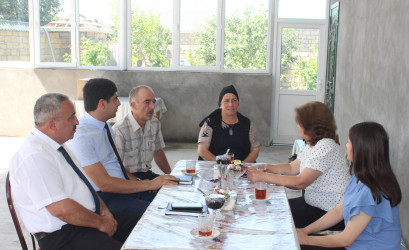 Şəhid Babayev Ağaşirin Feruz oğlunun ailəsi ziyarət edilmişdir