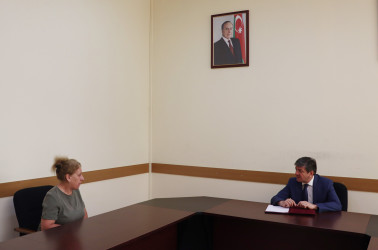 Qəbələ RİH-nin inzibati binasında növbəti vətəndaş qəbulu keçirilmişdir
