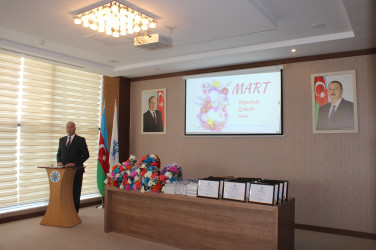 Yeni Azərbaycan Partiyası Qəbələ rayon təşkilatında “8 Mart – Beynəlxalq Qadınlar Günü” münasibətilə tədbir keçirilib