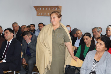 Qəbələ rayonu Mamaylı kəndində növbəti səyyar qəbul keçirilmişdir