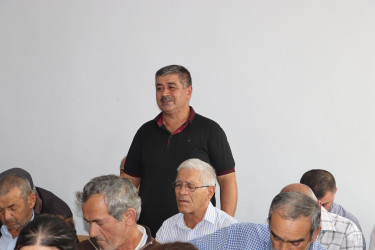 Qəbələ rayonu Mamaylı kəndində növbəti səyyar qəbul keçirilmişdir