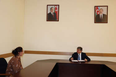Qəbələ RİH-də vətəndaşların qəbulu keçirilmişdir