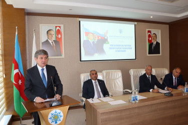 Yeni Azərbaycan Partiyası Qəbələ Rayon Təşkilatının XI konfransı keçirilmişdir