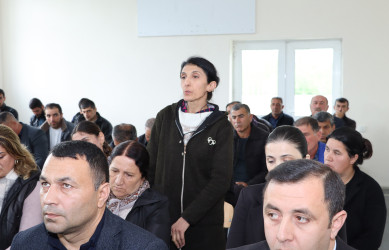 Qəbələ rayonunun Topbağ kəndində səyyar qəbul keçirilmişdir