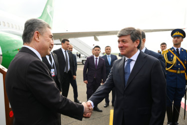 Türkmənistan Xalq Məsləhətinin Sədri Azərbaycana səfərə gəlib