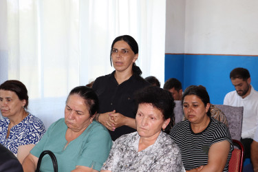 Qəbələ rayonunda növbəti səyyar qəbul Zalam kəndində keçirilmişdir