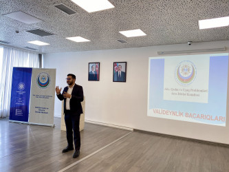 Qəbələ Regional “ASAN xidmət” Mərkəzində “Valideynlik bacarıqları” mövzusunda görüş keçirilib
