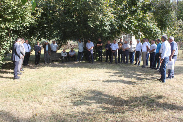 Qəbələdə “Sel və daşqınlarla əlaqədar zəruri davranış qaydaları” mövzusunda görüş keçirilmişdir
