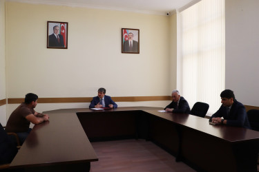 Qəbələ rayon İcra Hakimiyyətinin başçısı vətəndaş qəbulu keçirib