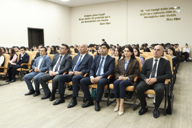 “Ulu Öndər Heydər Əliyev və Azərbaycan gəncliyi” mövzusunda tədbir keçirilib.