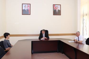 Rayon icra hakimiyyətində növbəti dəfə vətəndaş qəbulu keçirildi