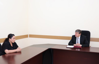 Rayon icra hakimiyyətində növbəti dəfə vətəndaş qəbulu keçirildi