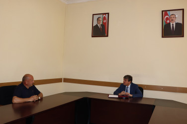 Qəbələ rayon İcra Hakimiyyətinin başçısı vətəndaş qəbulu keçirib