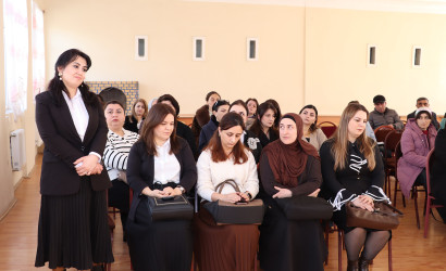 Təhsildən yayınma hallarının qarşısının alınması məqsədilə maarifləndirici tədbir keçirilib.