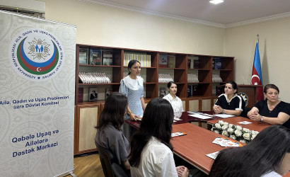 Qəbələdə “Konstitutsiya və Suverenlik ili” çərçivəsində “Məişət zorakılığı” mövzusunda maarifləndirici tədbir keçirilib