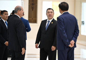 İlham Əliyev Qəbələdə TDT-nin Dövlət Başçıları Şurasının 12-ci Zirvə Görüşündə iştirak edən dövlət və hökumət başçılarını qarşılayıb