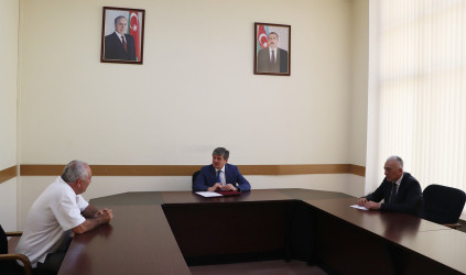 Qəbələ RİH başçısının növbəti vətəndaş qəbulu keçirilib