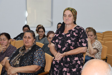 Növbəti səyyar qəbul rayonun Bum qəsəbəsində keçirilmişdir