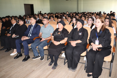 Qəbələ Dövlət Peşə Təhsil Mərkəzində 27 Sentyabr – Anım Günü ilə bağlı tədbir keçirilib