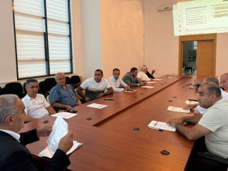 Qəbələ Dövlət Aqrar İnkişaf Mərkəzində görüş keçirilmişdir.