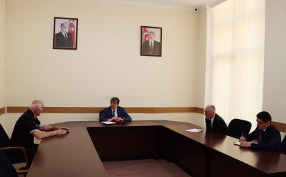 Qəbələ RİH-nin inzibati binasında vətəndaş qəbulu keçirilib