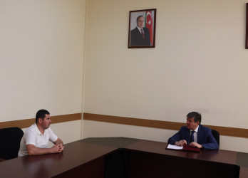 Qəbələ RİH-nin inzibati binasında növbəti vətəndaş qəbulu keçirilmişdir
