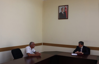Qəbələ RİH-nin növbəti vətəndaş qəbulu keçirilmişdir